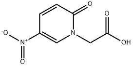 2-(5-nitro-2-oxo-1,2-dihydropyridin-1-yl)acetic acid Struktur