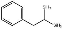 Silane, (2-phenylethylidene)bis- Structure