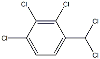 1,2,3-trichloro-4-(dichloromethyl)benzene Structure