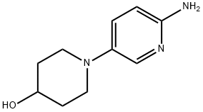 1-(2-AMINOPYRIDIN-5-YL)PIPERIDIN-4-OL Struktur