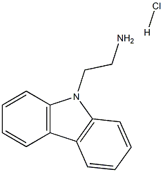 2-(9H-carbazol-9-yl)ethan-1-amine hydrochloride 化学構造式