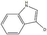 1H-Indole-3-d Struktur