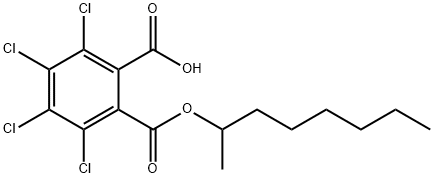 2-OCTYL TETRACHLOROPHTHALATE Struktur