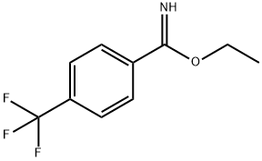 乙基 4-(三氟甲基)苯-1-甲酰亚胺酯, 57870-03-8, 结构式