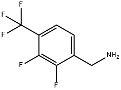 2,3-Difluoro-4-(trifluoromethyl)benzylamine Structure