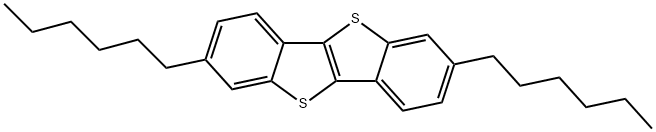 2,7-Dihexyl[1]benzothieno[3,2-b][1]benzothiophene Structure
