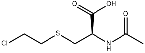 N-アセチル-S-(2-クロロエチル)-L-システイン 化学構造式