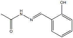 N'-[(1E)-(2-hydroxyphenyl)methylidene]acetohydrazide 结构式