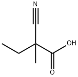 2-cyano-2-methylbutanoic acid Structure