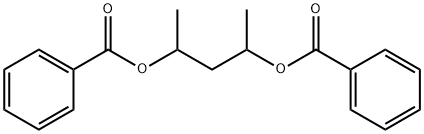 2,4-戊二醇二苯甲酸酯, 59694-10-9, 结构式