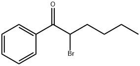 2-溴-1-苯基-1-己酮, 59774-06-0, 结构式