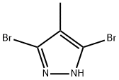 3,5-Dibromo-4-methyl-1H-pyrazole,60061-54-3,结构式