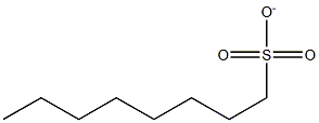 1-Octanesulfonic acidanion Struktur