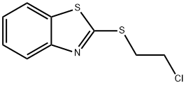 Benzothiazole, 2-[(2-chloroethyl)thio]- 化学構造式