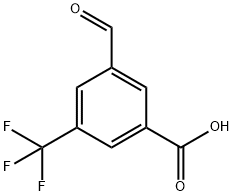 3-FORMYL-5-(TRIFLUOROMETHYL)BENZOIC ACID,604001-03-8,结构式