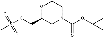 2-methanesulfonyloxymethyl-morpholine-4-carboxylic acid|(S)-2-(((甲磺酰基)氧基)甲基)吗啉-4-羧酸叔丁酯