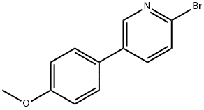 2-Bromo-5-(4-methoxyphenyl)pyridine Struktur