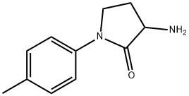3-amino-1-(4-methylphenyl)pyrrolidin-2-one, 6103-50-0, 结构式
