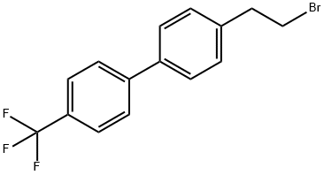 4-(2-Bromoethyl)-4'-(trifluoromethyl)biphenyl Struktur