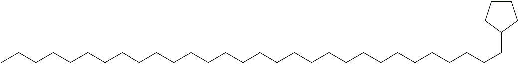 Triacontylcyclopentane. 化学構造式