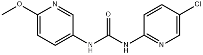 N-(5-CHLORO-2-PYRIDYL)-N'-(6-METHOXY-3-PYRIDYL)UREA,625416-14-0,结构式