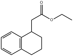 2-(1,2,3,4-四氢萘-1-基)乙酸乙酯, 62741-60-0, 结构式