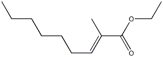 ethyl (2E)-2-methylnon-2-enoate Struktur