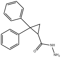 2,2-diphenylcyclopropanecarbohydrazide Structure