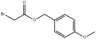 4-methoxybenzyl 2-bromoacetate 化学構造式