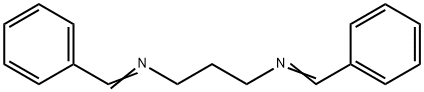 N1,N3-Dibenzylidene-1,3-propanediamine Struktur