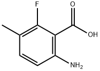Benzoic acid, 6-amino-2-fluoro-3-methyl- Structure