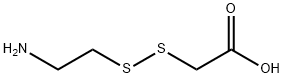 Acetic acid, 2-[(2-aminoethyl)dithio]- 化学構造式