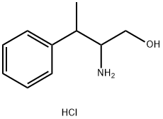 2-amino-3-phenylbutan-1-ol hydrochloride Struktur