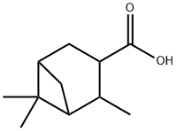 2,6,6-trimethylbicyclo[3.1.1]heptane-3-carboxylic acid Structure
