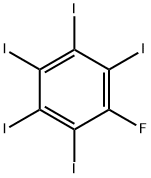 1-Fluoro-2,3,4,5,6-pentaiodobenzene Struktur