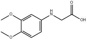 2-[(3,4-dimethoxyphenyl)amino]acetic acid,64434-49-7,结构式