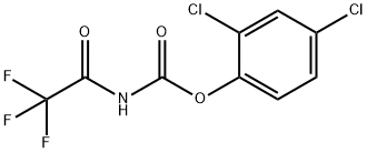 2,4-dichlorophenyl trifluoroacetylcarbamate Structure