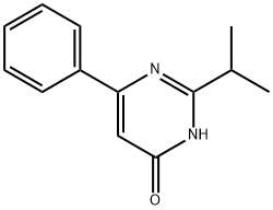 4-Hydroxy-2-(iso-propyl)-6-phenylpyrimidine,65010-23-3,结构式