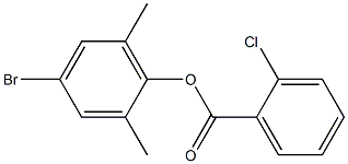 4-bromo-2,6-dimethylphenyl 2-chlorobenzoate Structure