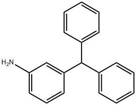 Benzenamine, 3-(diphenylmethyl)- Struktur