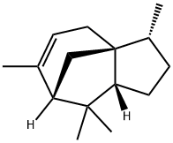 1H-3a,7-Methanoazulene, 2,3,4,7,8,8a-hexahydro-3,6,8,8-tetramethyl-, (3R,3aS,7S,8aR)- Structure