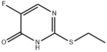 4(3H)-Pyrimidinone, 2-(ethylthio)-5-fluoro-,659-00-7,结构式