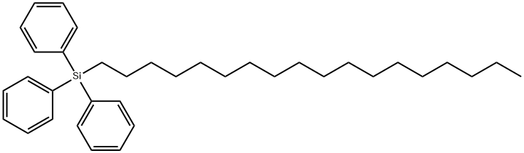 OCTADECYLTRIPHENYLSILANE Struktur