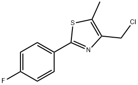 4-Chloromethyl-2-(4-fluorophenyl)-5-methylthiazole Structure