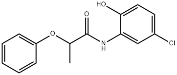 N-(5-chloro-2-hydroxyphenyl)-2-phenoxypropanamide,665025-45-6,结构式