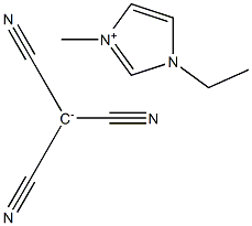 1-乙基-3-甲基咪唑鎓三氰基甲烷化物, 666823-18-3, 结构式