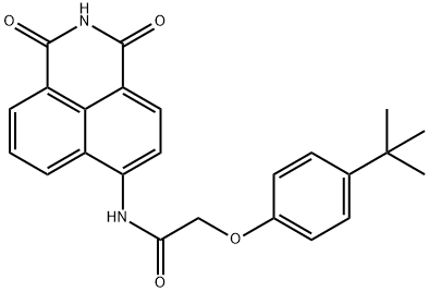 2-(4-tert-butylphenoxy)-N-(1,3-dioxo-2,3-dihydro-1H-benzo[de]isoquinolin-6-yl)acetamide Structure