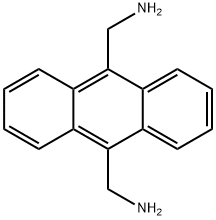 anthracene-9,10-diyldimethanamine Struktur