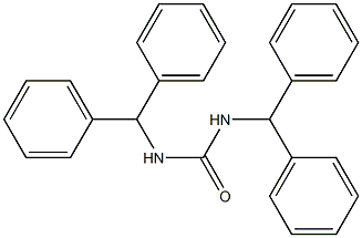 1,3-bis(diphenylmethyl)urea Structure