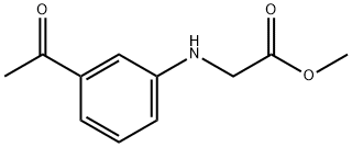 Glycine, N-(3-Acetylphenyl)-, Methyl Ester,681819-16-9,结构式